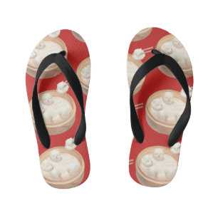 Xiao Long Bao Schattigee illustratie Kinder Teenslippers