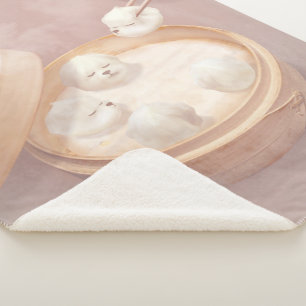 Xiao Long Bao Schattigee illustratie Sherpa Deken