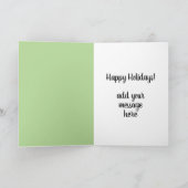 Xiaolongbao Chinese Soep Dumpling Dim Sum Santa Ha Feestdagen Kaart (Binnen)