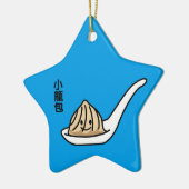 Xiaolongbao Chinese Soup Dumpling Dim Sum Bun Keramisch Ornament (Links)