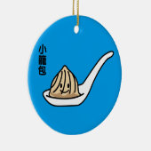Xiaolongbao Chinese Soup Dumpling Sum Bun Keramisch Ornament (Rechts)
