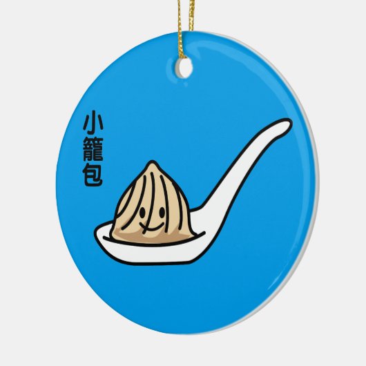 Xiaolongbao Chinese Soup Dumpling Sum Bun Keramisch Ornament (Links)