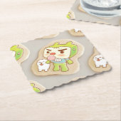 XiaoTieJun Icing Cookies Kartonnen Onderzetters (Gebogen)