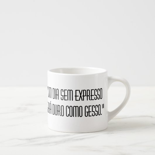 Xícara de expresso com frase espresso kop (Rechts)