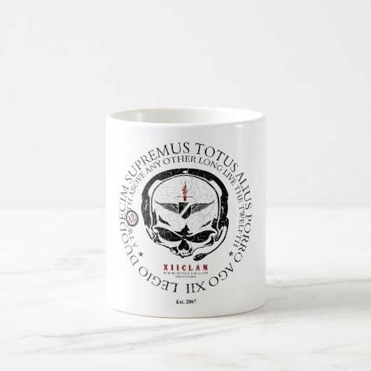 XII GeSkulled Coffee-Mok - 11oz Koffiemok (Center)
