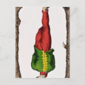 XII Het Handige Man, tarotkaart Briefkaart (Voorkant)