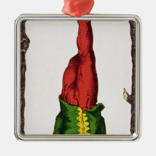 XII Het Handige Man, tarotkaart Metalen Ornament
