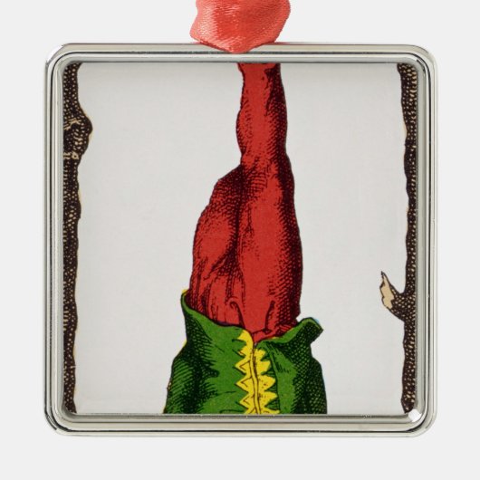 XII Het Handige Man, tarotkaart Metalen Ornament (Voorkant)