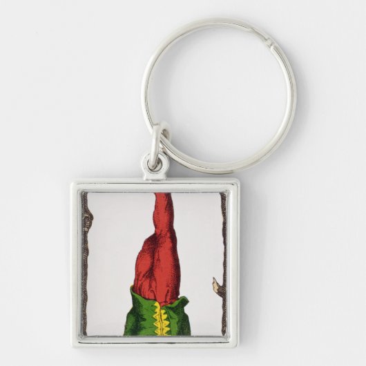 XII Het Handige Man, tarotkaart Sleutelhanger (Voorkant)