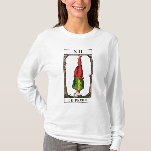 XII Het Handige Man, tarotkaart T-shirt (Voorkant)