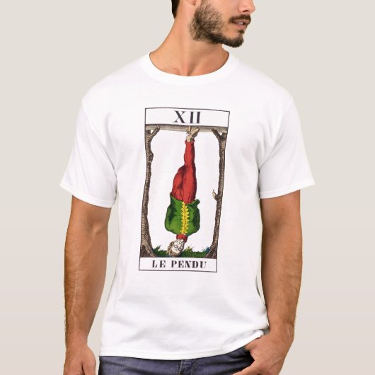 XII Het Handige Man, tarotkaart T-shirt (Voorkant)