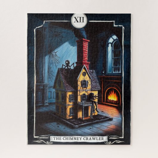 XII The Chimney Crawler - Climb Creep Claim, Tarot Legpuzzel (Verticaal)