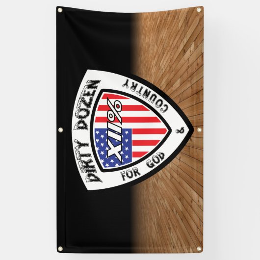 XII% vuile Dozen vergaderbanner! Spandoek (Verticaal)