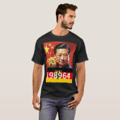 XIJINPING WINNIE POOH CHINA CCP 198964 DUITSE VLAG T-SHIRT (Voorkant volledig)