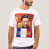 XIJINPING WINNIE POOH CHINA CCP 198964 FRANKRIJK V T-SHIRT (Voorkant)