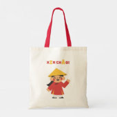 Xin Chào! – Canvas tas met Vietnamese groet (Achterkant)