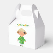 "Xin Chào" Schattigee Vietnamese geschenkdoos Bedankdoosjes (Achterkant)