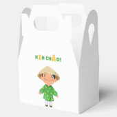 "Xin Chào" Schattigee Vietnamese geschenkdoos Bedankdoosjes (Geopend)