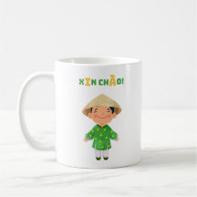 Xin Chào! Vietnamese Mok – Vietnam Cultuur Gift