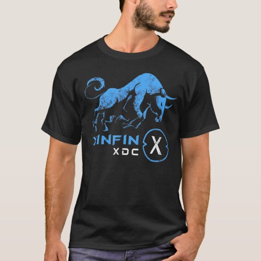 XinFin Crypto BULLRUN HODL XDC Token Blockchain Mi T-shirt (Voorkant)
