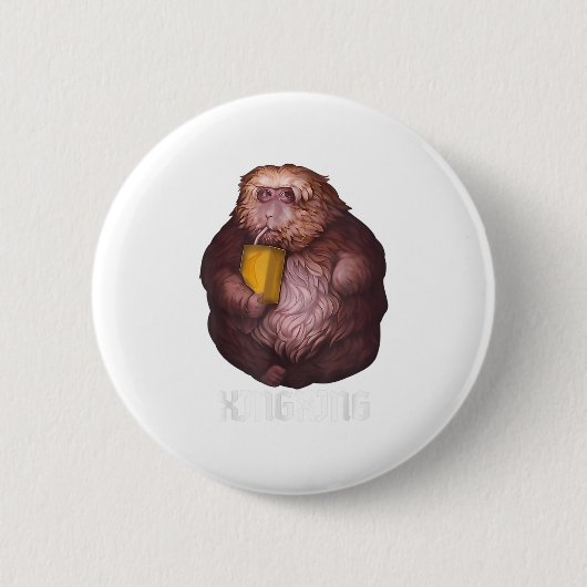 Xing Xing Funny Meme – Virale Trend Funny _1 Ronde Button 5,7 Cm (Voorkant)