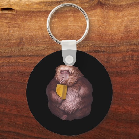 Xing Xing Monkey Meme – Funny Viral Design Sleutelhanger (Voorkant)