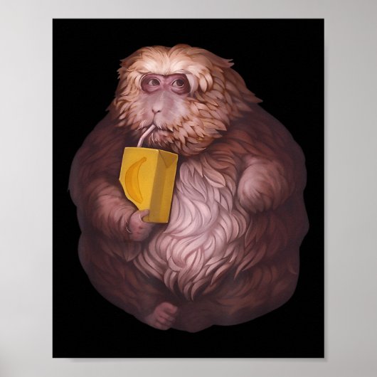 Xing Xing Monkey Meme – Grappig Viraal Design Poster (Voorkant)
