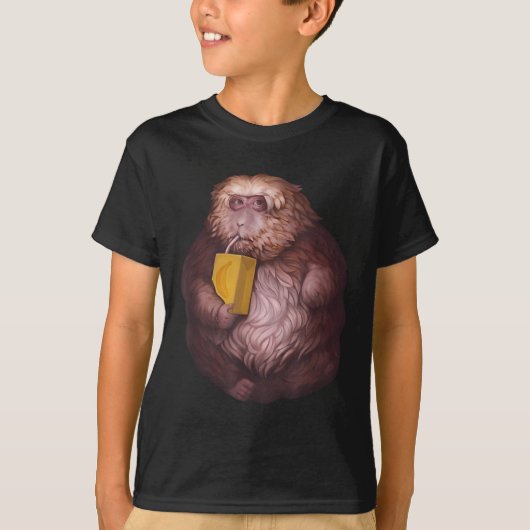 Xing Xing Monkey Meme – Grappig Viraal Design T-shirt (Voorkant)