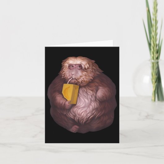 Xing Xing Monkey Meme – Grappig Viraal Ontwerp Kaart (Voorkant)