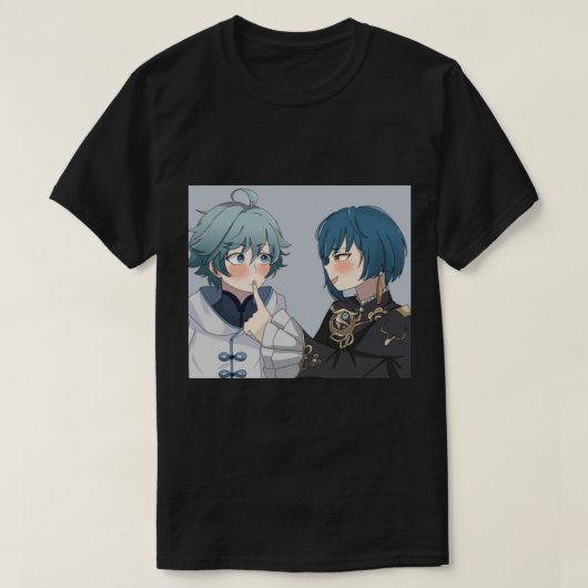 Xingyun en Chongyun - Genshin Impact T-shirt (Design voorkant)