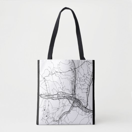 Xining China Stadkaart Tote Bag (Voorkant)