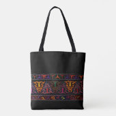 Xinjiang Borduurwerk Grens Tote Bag (Achterkant)