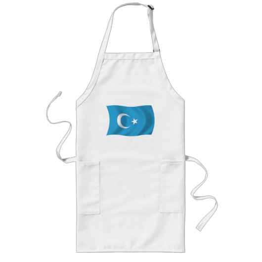 Xinjiang Oeigoeren Vlag Schort (Voorkant)