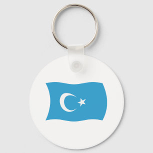 Xinjiang Oeigoerse vlag sleutelhanger