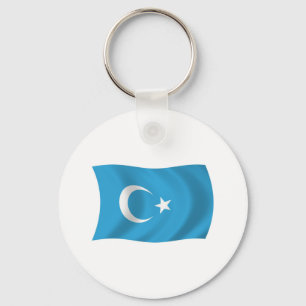 Xinjiang Oeigoerse vlag sleutelhanger