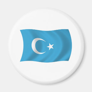 Xinjianj Oeigoer Vlag Magneet