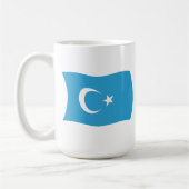 Xinjianj Oeigoerse Vlag Mok (Links)