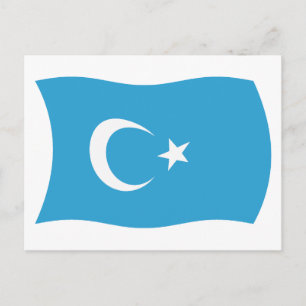 Xinjianj Oeigoerse Vlag Postkaart