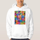 Xinxiang China City Map Hoodie (Voorkant)