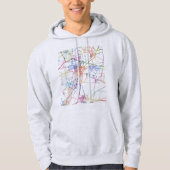 Xinxiang China City Map Hoodie (Voorkant)