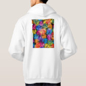 Xinxiang China Stadkaart Hoodie (Achterkant)