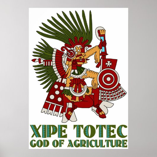 Xipe Totec Poster (Voorkant)