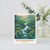 Xishuangbanna Regenwoud Yunan Tiongkok Reizen Briefkaart (Staand voorkant)