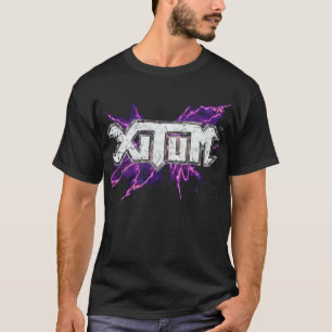 XITUM Paarse Bliksem Logo T-shirt