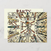 Xiuhtecuhtli Aztec Death God Kaart (Voorkant / Achterkant)