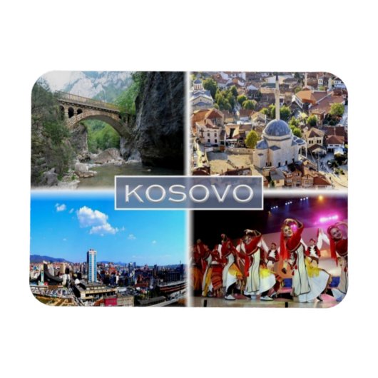 XK Kosovo Magneet (Horizontaal)