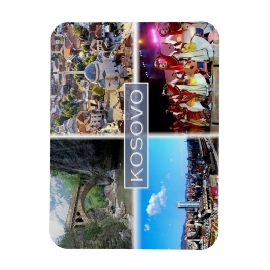 XK Kosovo Magneet (Verticaal)