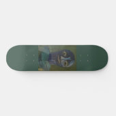 XKA PRIVÉ COLLECTIE blauw Man denken Persoonlijk Skateboard (Horizontaal)
