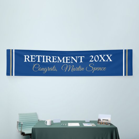 XL 12' Retirement Custom Banner (Beurs)
