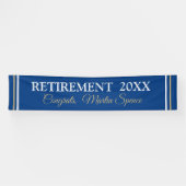 XL 12' Retirement Custom Banner (Horizontaal)